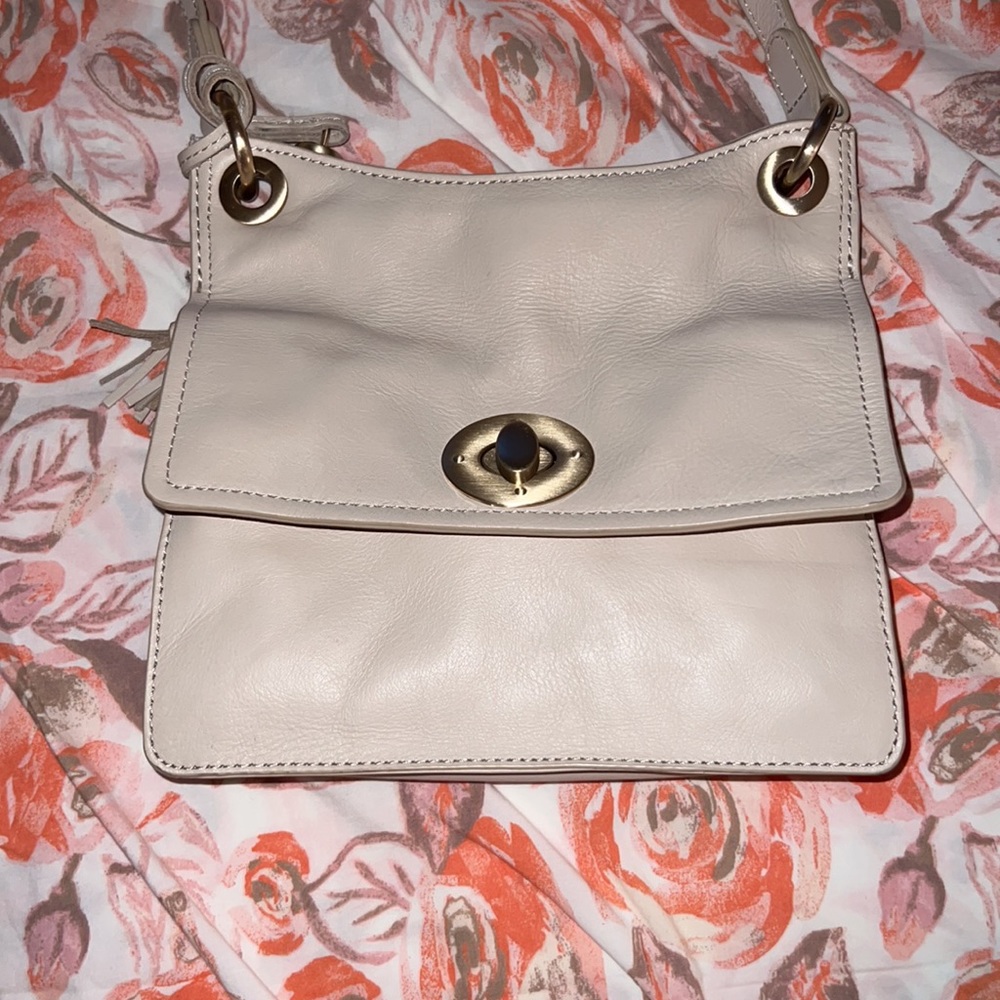 Ivory crossbody purse